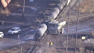 Tren de Norfolk Southern chocó con un camión en Ohio y todo terminó en tragedia