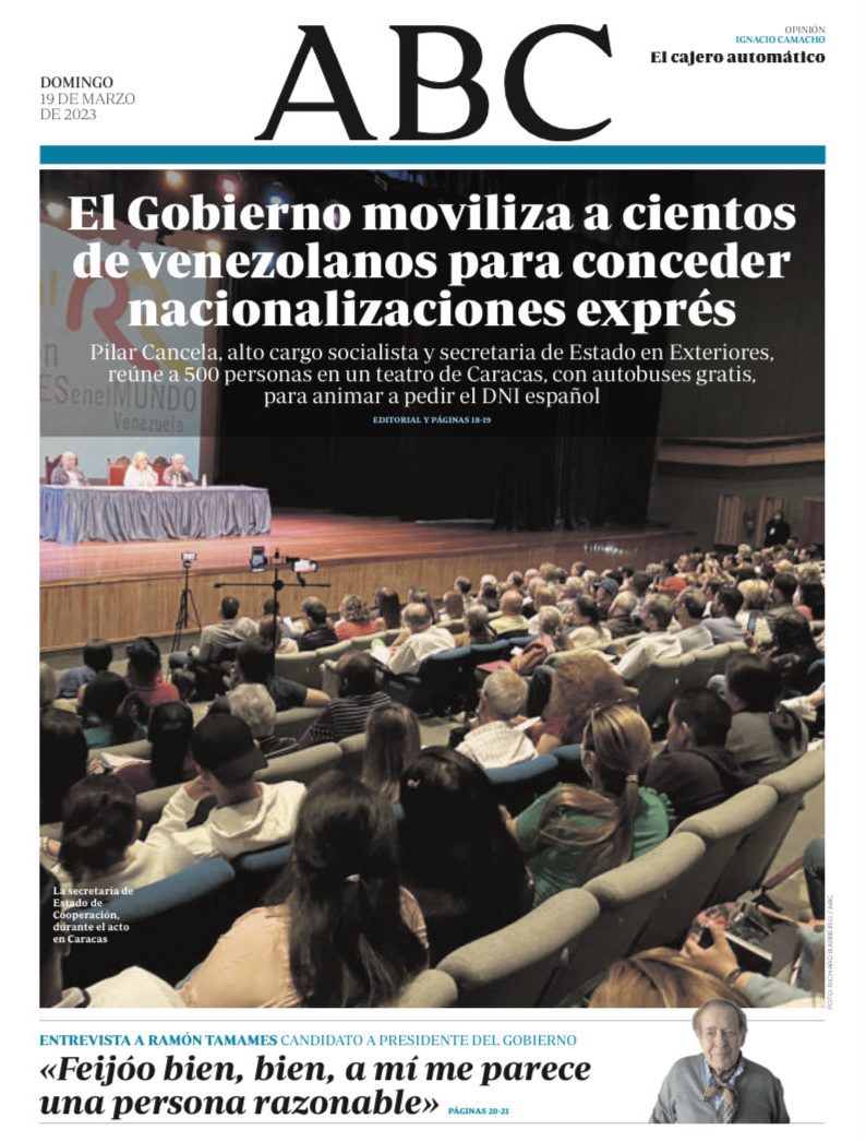 Portadas de la prensa internacional de este domingo 19 de marzo de 2023