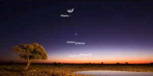 A qué hora es y cómo ver la alineación de los cinco planetas junto a la Luna este #28Mar