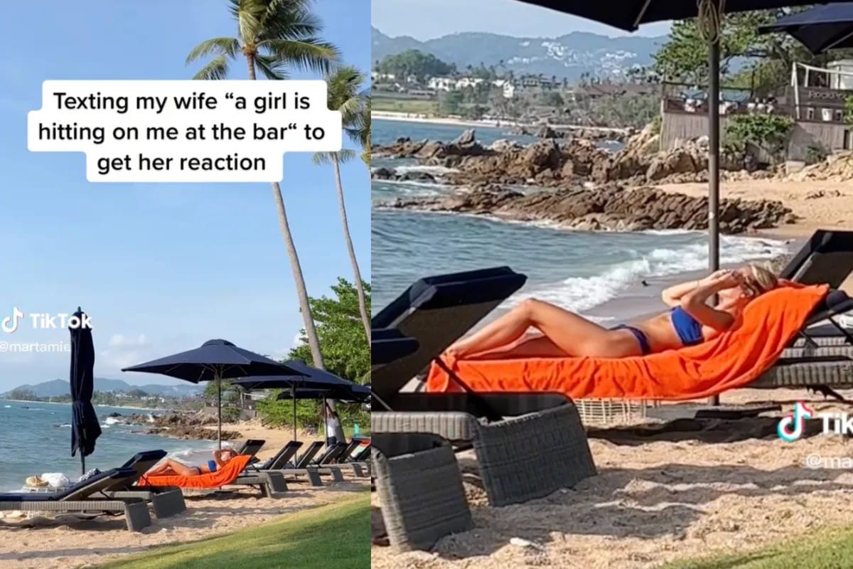VIRAL: La reacción de su esposa al decirle que otra mujer quería conquistarlo (VIDEO)
