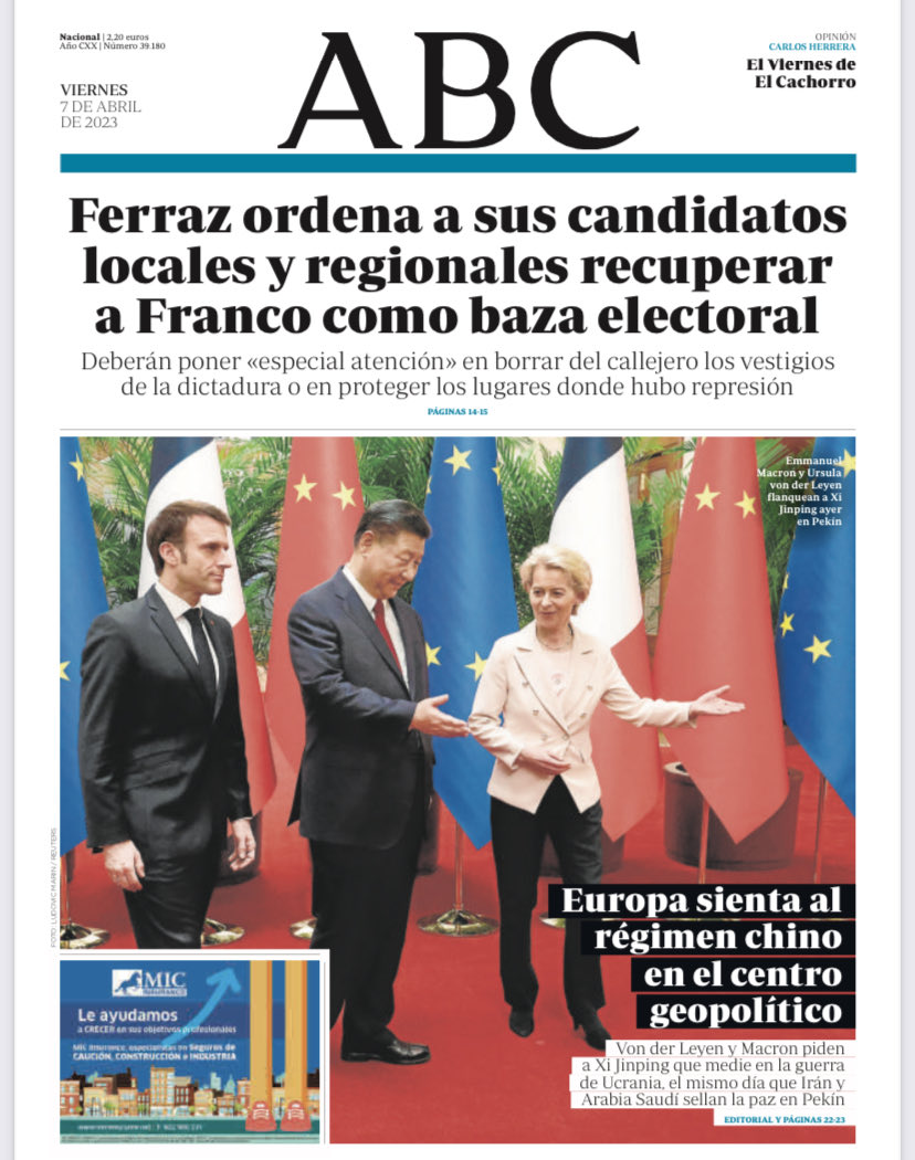 Portadas de la prensa internacional de este viernes 7 de abril de 2023