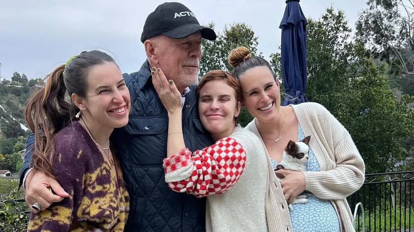 Las FOTOS de Bruce Willis en el particular festejo de Pascuas que organizó su familia