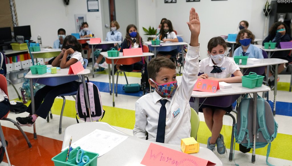 “Just last year,” Miami-Dade Public Schools “had over 14,000 new children, 10,000 of which came from four countries of Cuba, Nicaragua, Venezuela and Haiti.”