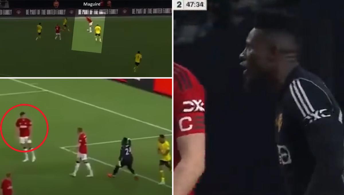 Bronca en el Manchester United: nuevo portero Onana regañó a Maguire por un fallo defensivo (VIDEO)