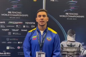 Las primeras palabras de Ruben Limardo tras medalla de Bronce de Venezuela en el Mundial (VIDEOS)