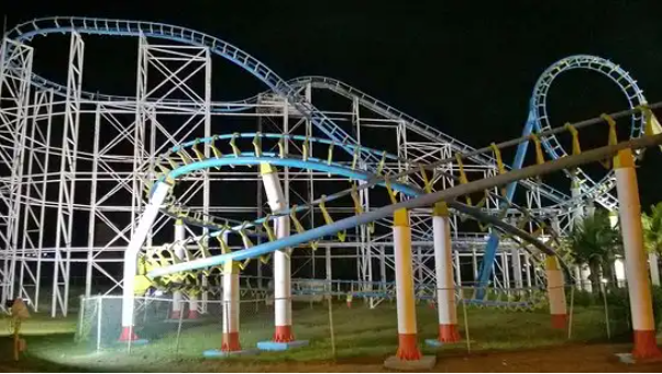 EN VIDEO: Se desplomó una de las atracciones del parque Diverland en Nueva Esparta