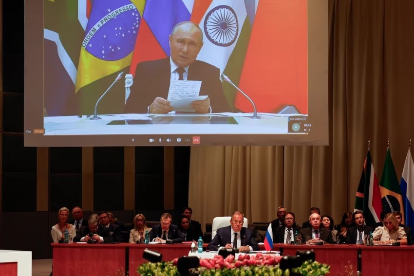 En la cumbre de los Brics, Putin intentó culpar a Occidente de la invasión rusa a Ucrania
