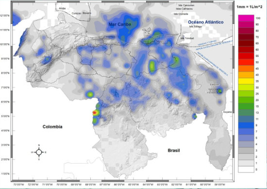 Inameh alertó sobre posible actividad eléctrica y ráfagas de viento en algunos estados de Venezuela este #6Sep