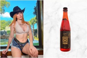 Amouranth, la sexy streamer estadounidense, tiene nuevo negocio… cerveza con sabor a su vagina