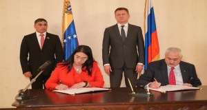 Rusia y el régimen de Maduro firman 16 acuerdos de cooperación en energía, turismo y transporte