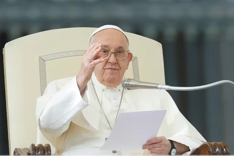 El papa Francisco volvió a pedir por la paz en Medio Oriente