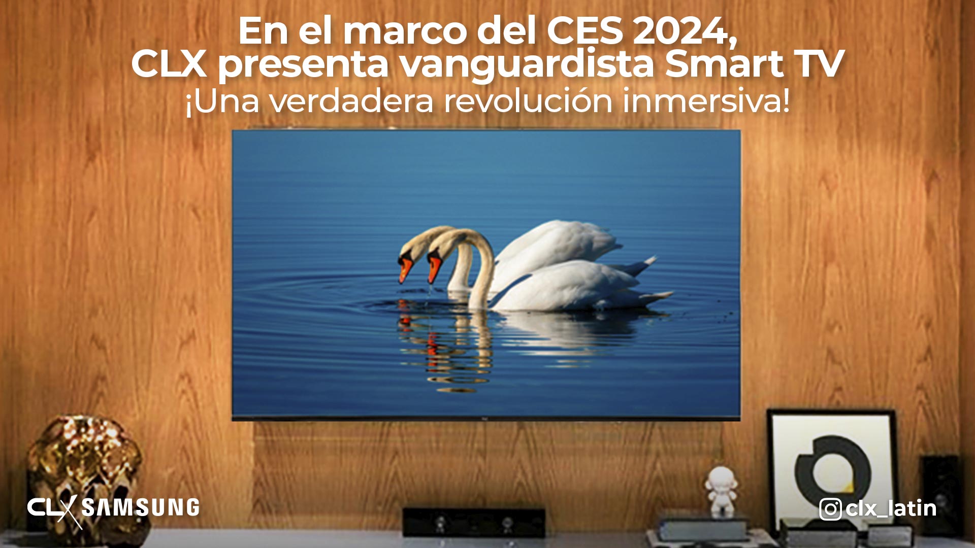 En el marco del CES 2024, CLX presenta vanguardista Smart TV ¡Una verdadera revolución inmersiva!