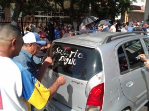 Con un grafitazo protestaron maestros de Ciudad Guayana: Gremio docente está en terapia intensiva