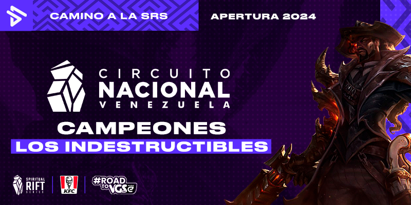 Los IndestructiblesVE son campeones del Circuito Nacional de la Spiritual Rift Series