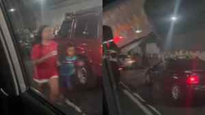 Incendio de un vehículo en el túnel Boquerón 1 causó momentos de angustia este #29Mar (VIDEOS)
