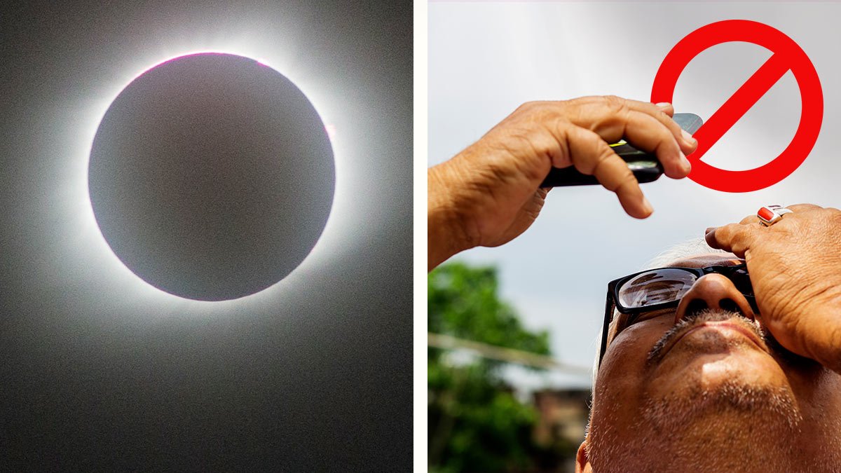 ¿Cómo puedes tomar fotografías del eclipse solar sin dañar tu teléfono?