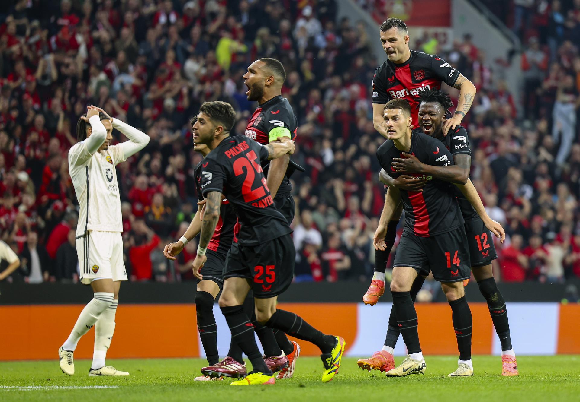 Bayer Leverkusen se metió en la final de la Europa League tras un empate agónico ante la Roma