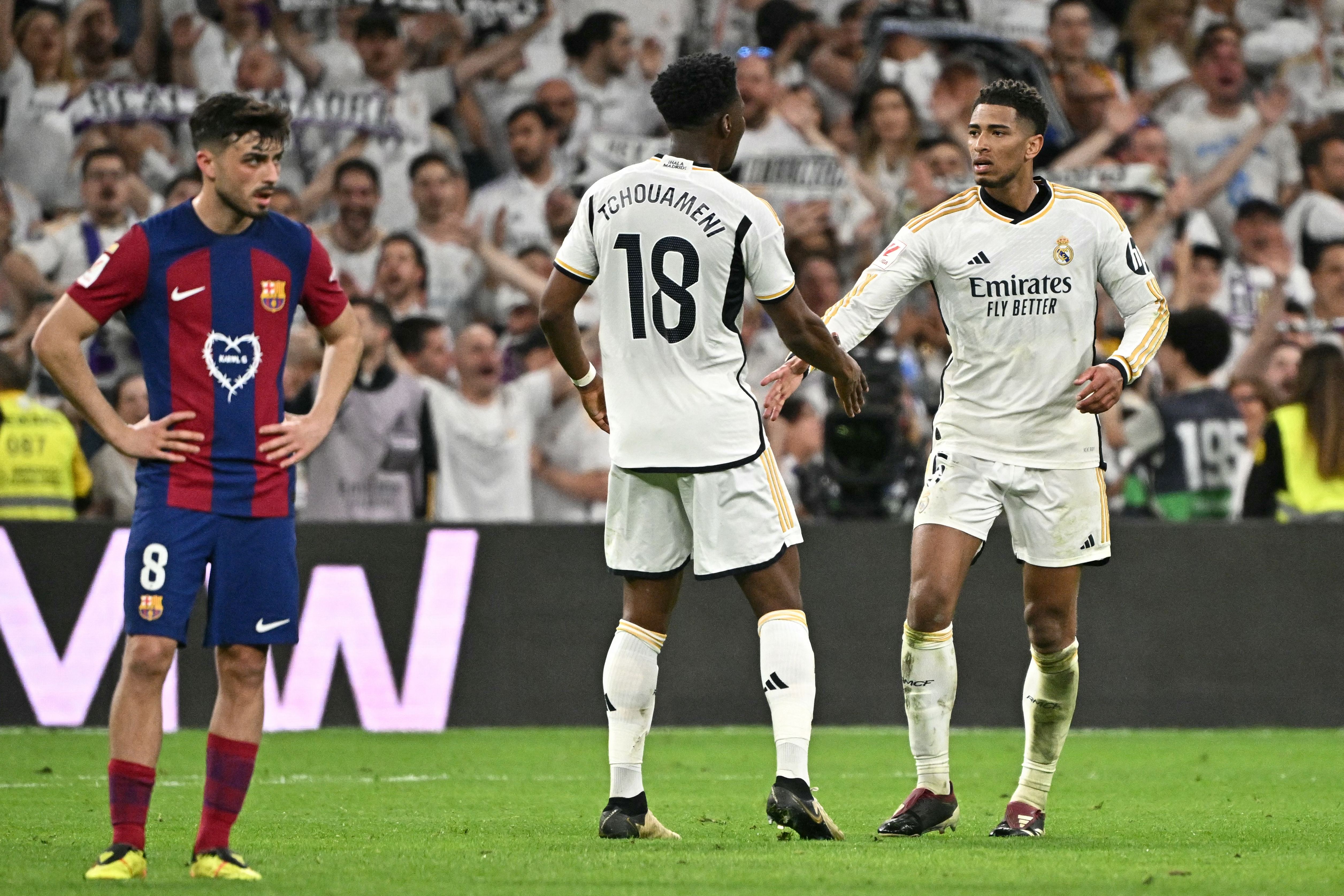 Tchouaméni, novedad en el entrenamiento del Real Madrid en Wembley