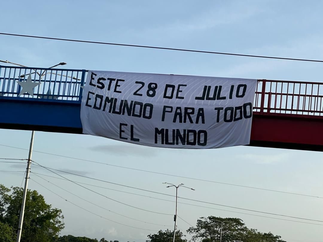 Pancartas a favor de Edmundo inundan a Venezuela de esperanza