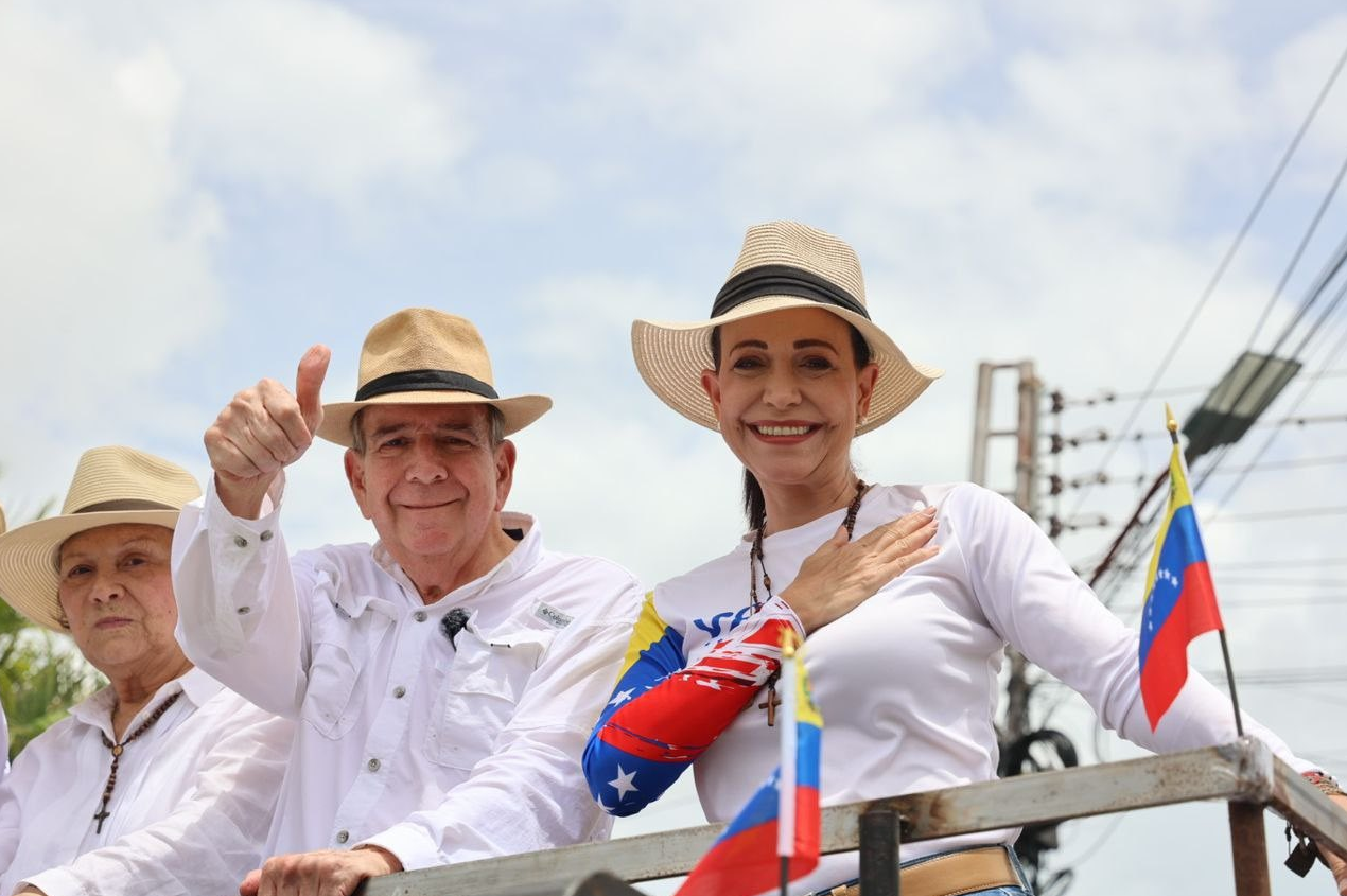 Edmundo González y María Corina Machado convocan a caravana por la libertad en Anzoátegui este #10Jul