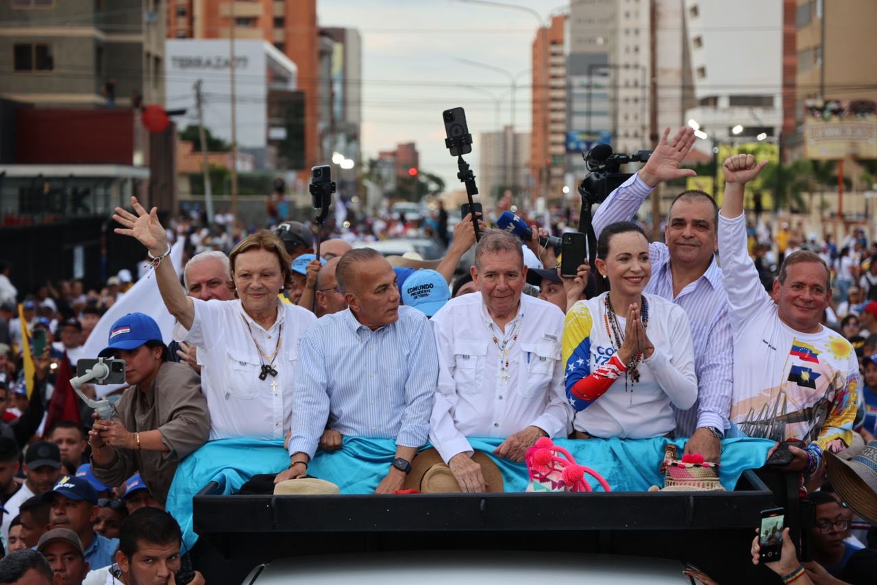 Grandiose campaign closing of Edmundo González and María Corina Machado in Venezuela’s Zulia State