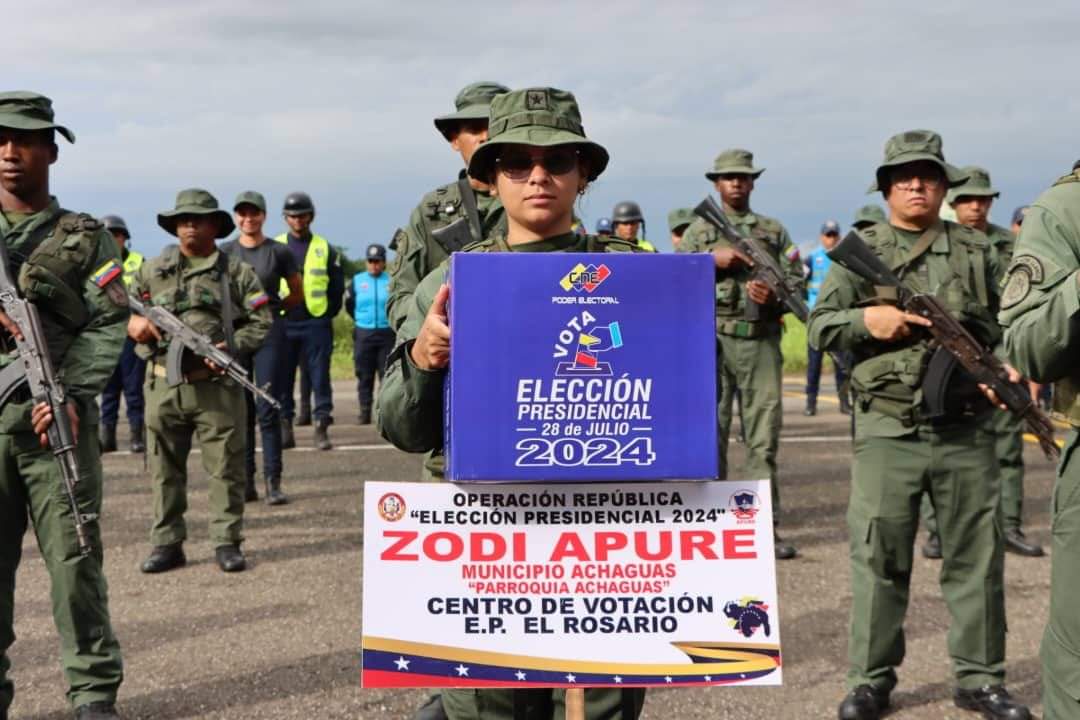 Despliegan más de 9 mil efectivos de seguridad en Apure para elecciones presidenciales del #28Jul