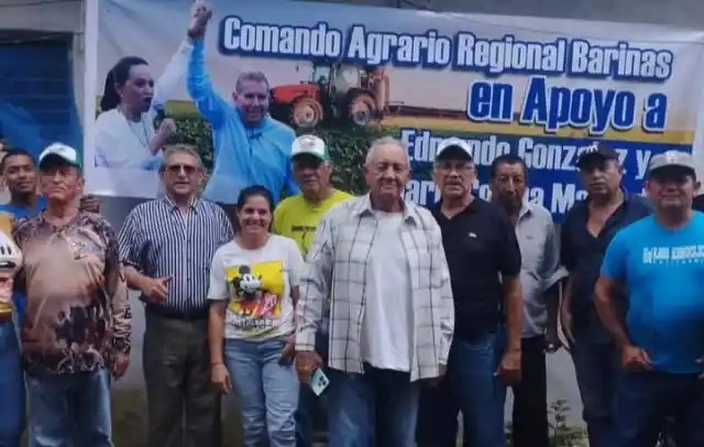 Barinas Agrarian Command with Edmundo González instructs on the defense of Venezuelans vote in rural areas