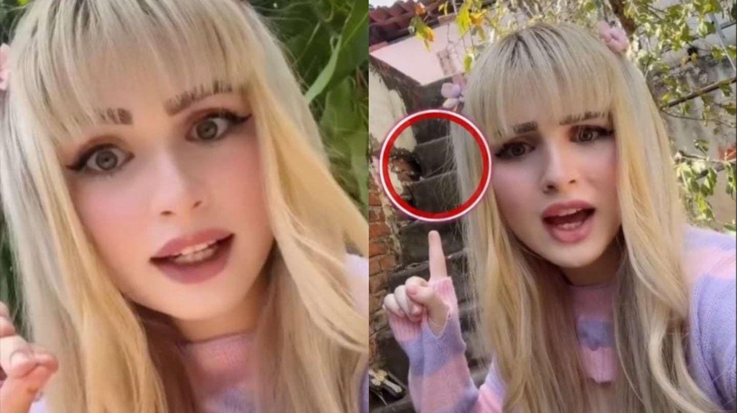 Aterrador VIDEO: una joven estaba probando un filtro de TikTok y apareció un “fantasma”