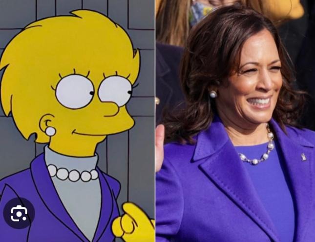 ¿Predijeron Los Simpson la candidatura de Kamala Harris?