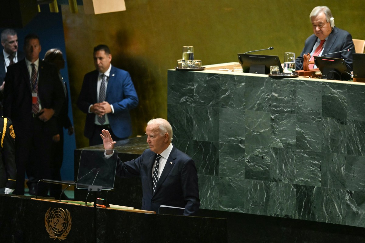 “Putin ha fracasado” en la guerra en Ucrania, dice Biden ante la ONU