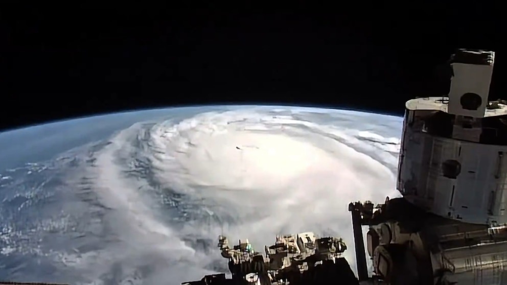 Astronauta de la Nasa compartió impactante VIDEO del huracán Milton visto desde el espacio